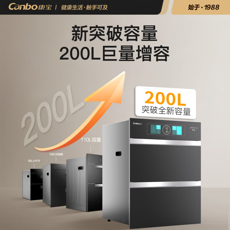康宝XDZ200-TQ1消毒柜图片