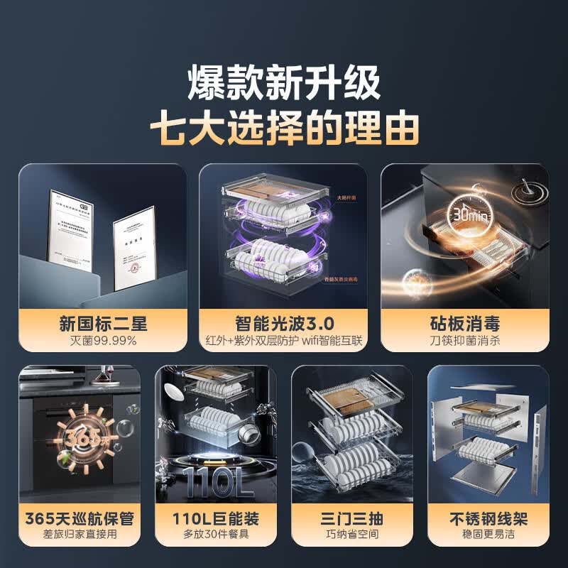 美的110HQ Max消毒柜图片