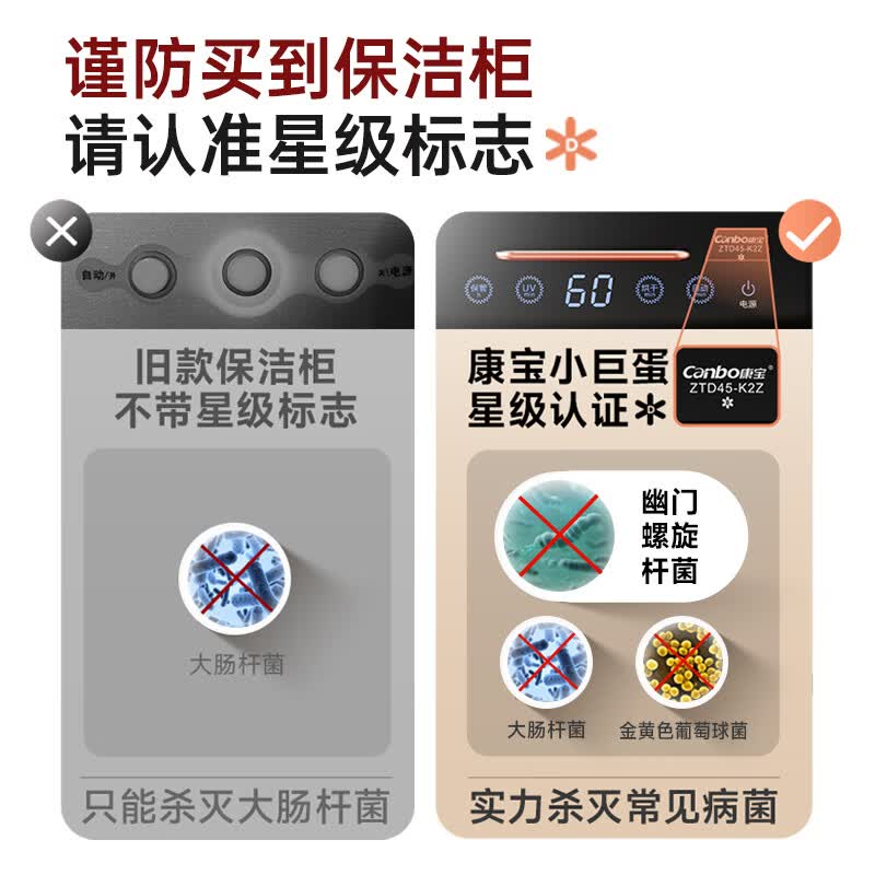 康宝ZTD45-K2Z消毒柜图片
