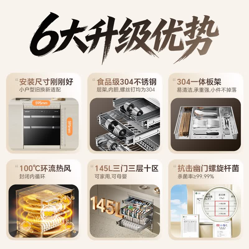 康宝XDZ145-E8E消毒柜图片
