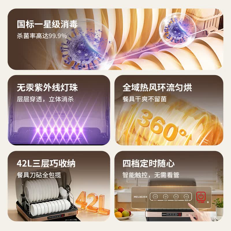 美菱ZTD-M42T5消毒柜图片