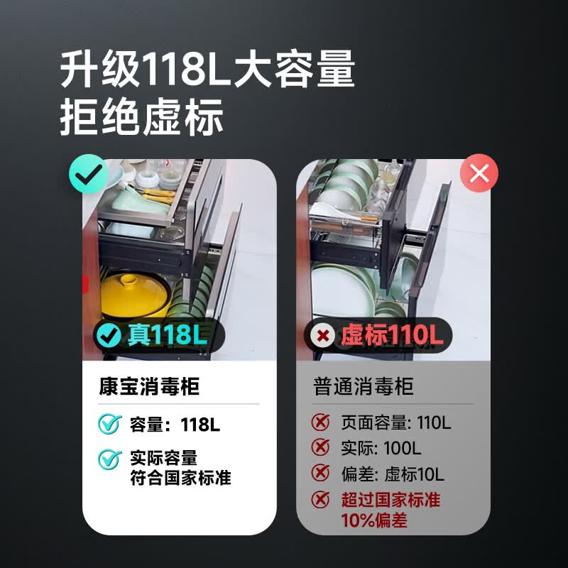 康宝XDZ110-EN321消毒柜图片