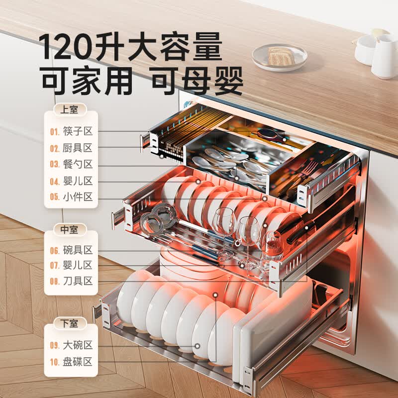 康宝XDZ120-V6消毒柜图片