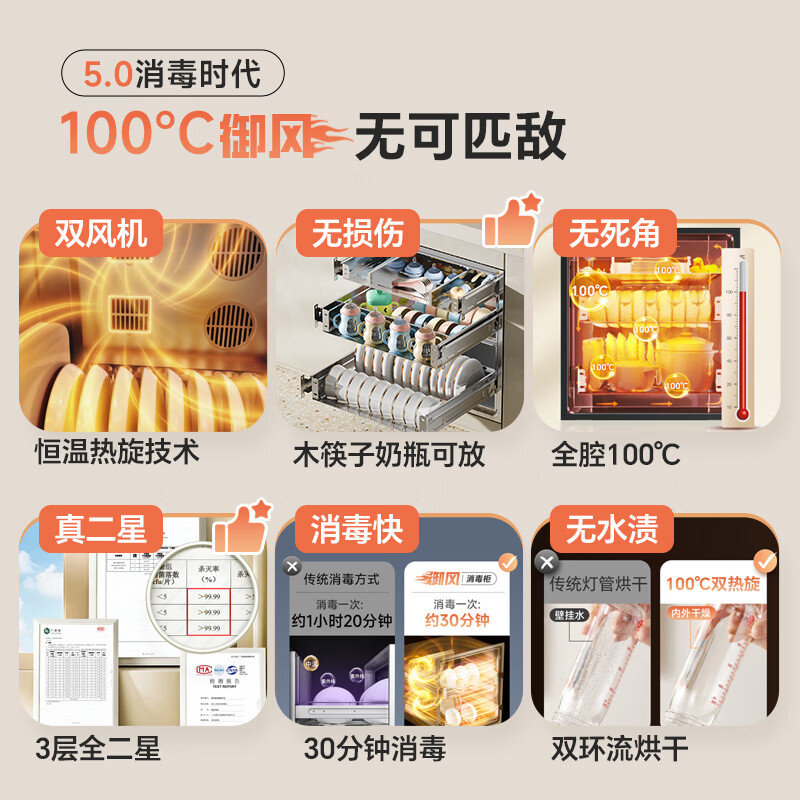 康宝XDZ145-E8E消毒柜图片