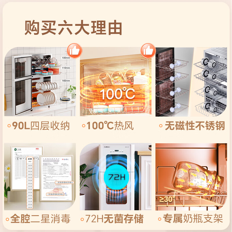 康宝XDZ90-LC3M消毒柜图片