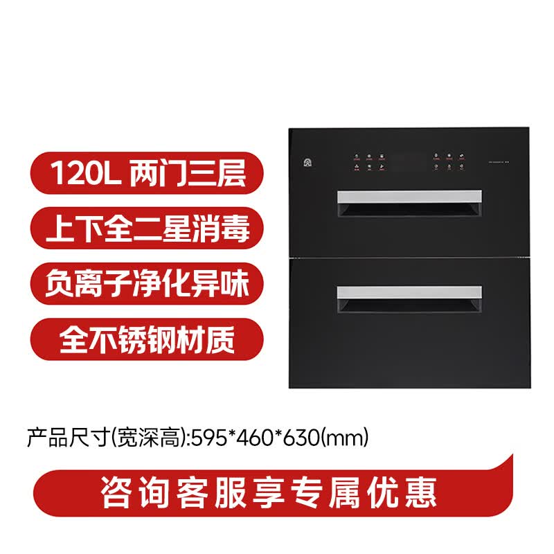 容声120LRX03D(A)消毒柜图片