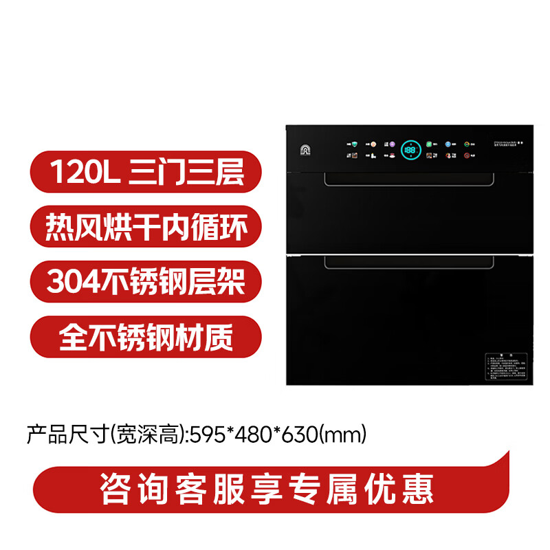 容声120LRX06A(热风)消毒柜图片
