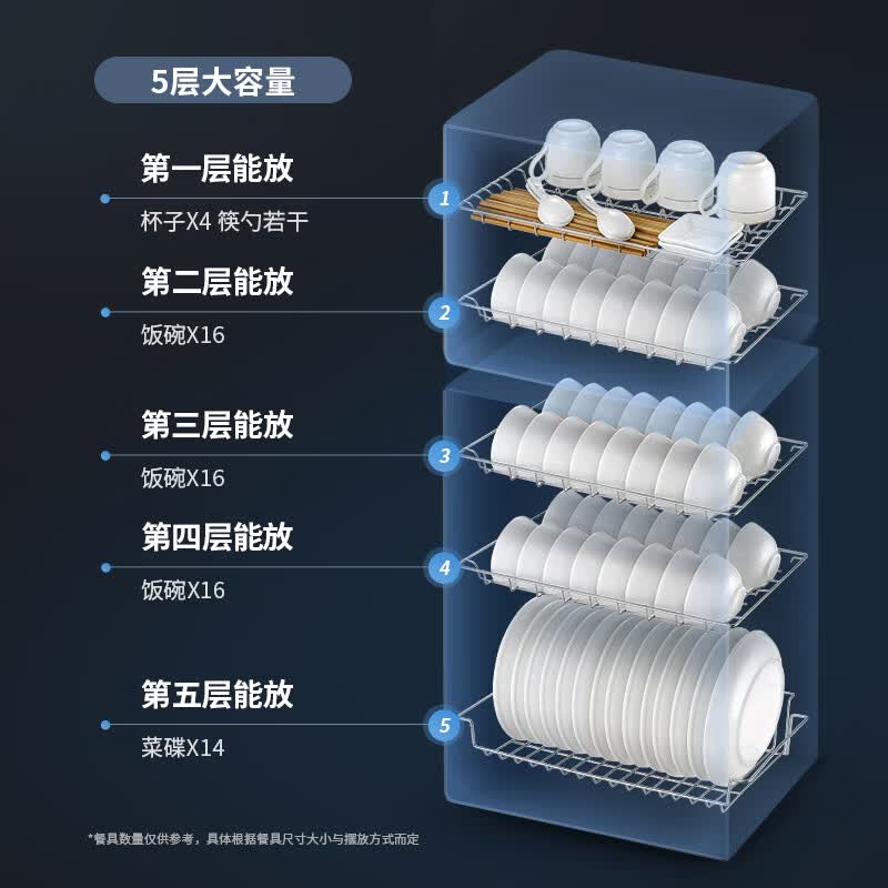 美菱ZTD112-168B消毒柜图片
