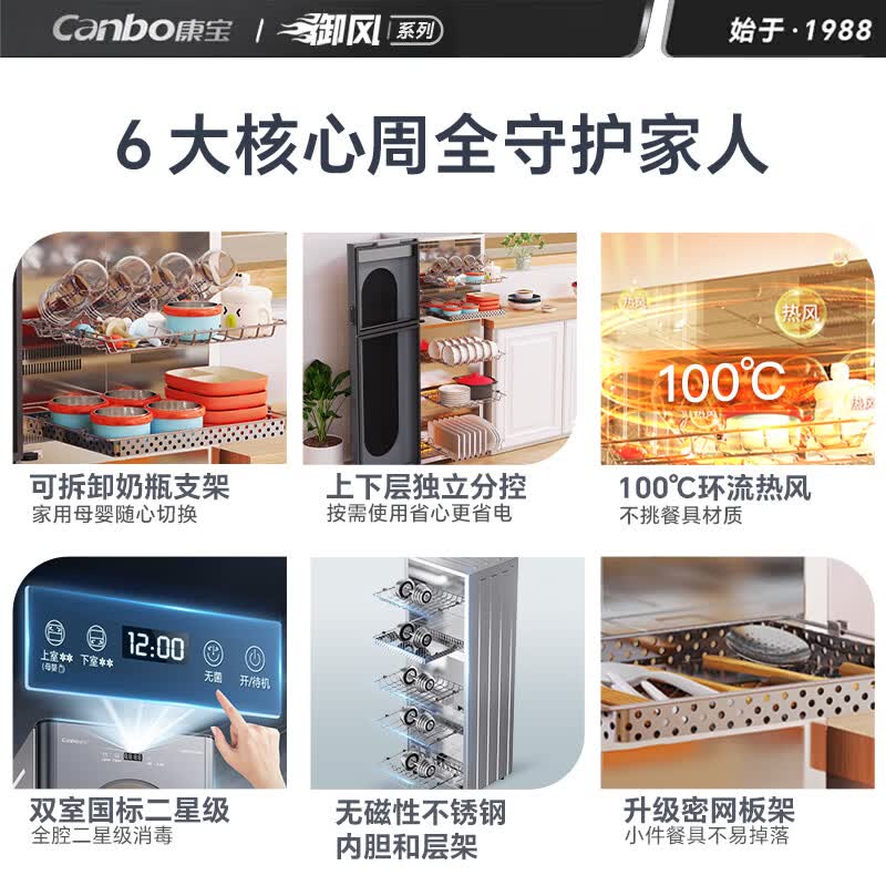 康宝XDZ130-LC5H消毒柜图片