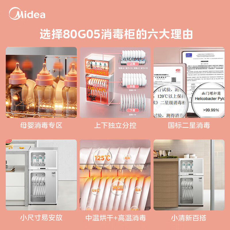 美的80G05消毒柜图片