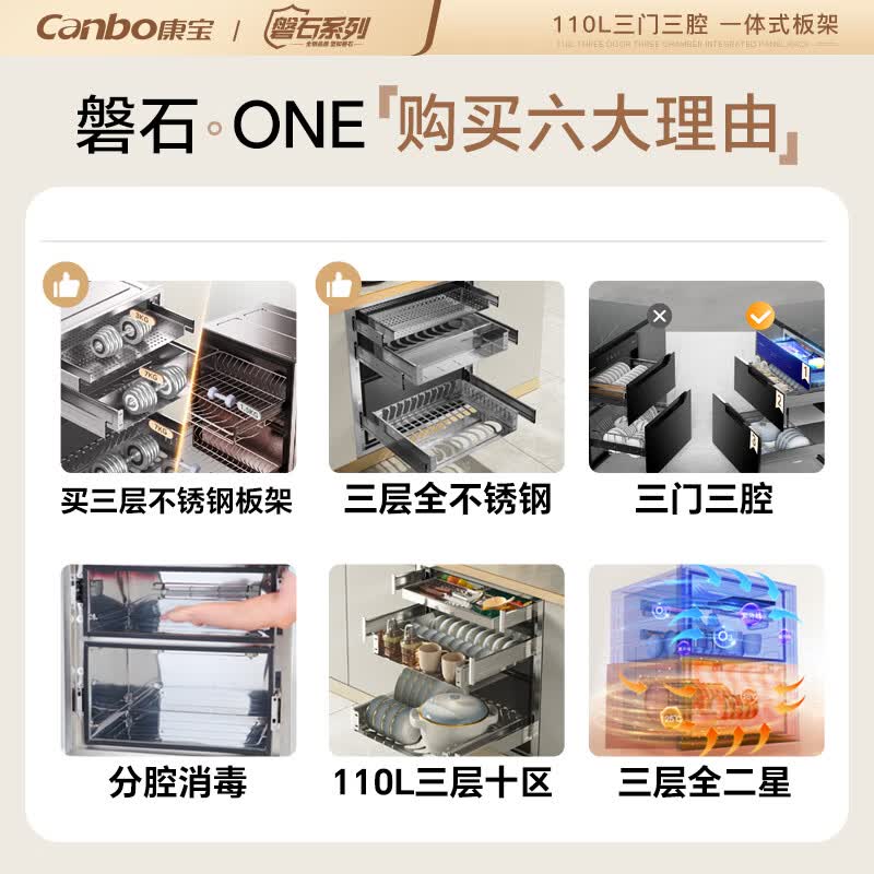 康宝XDZ100-ONE消毒柜图片
