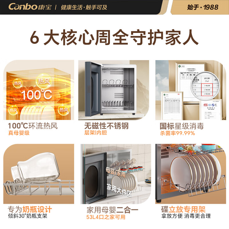 康宝XDR53-LC5H消毒柜图片