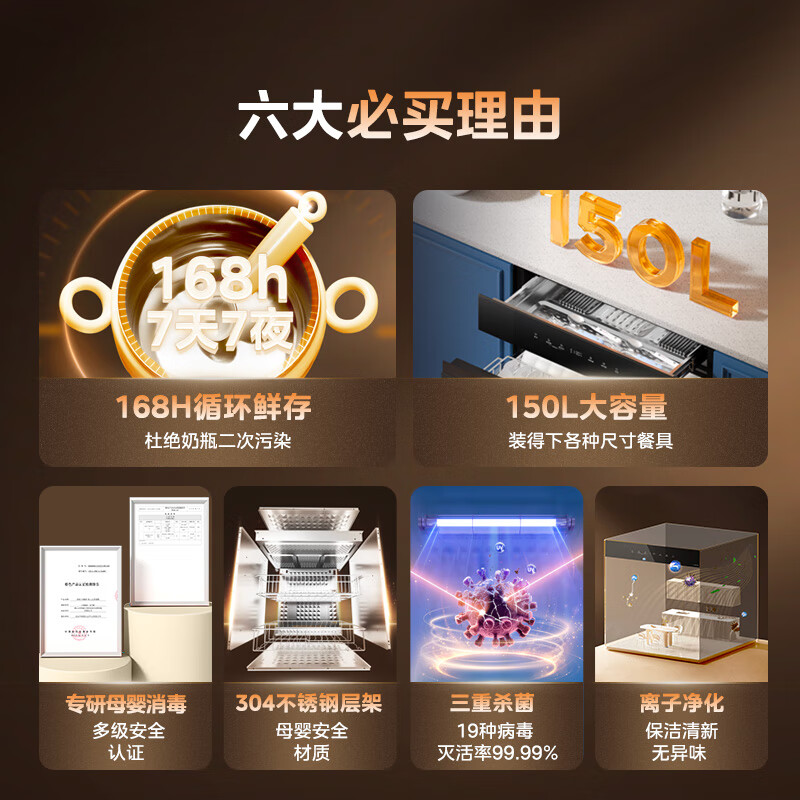 美的150B05消毒柜图片