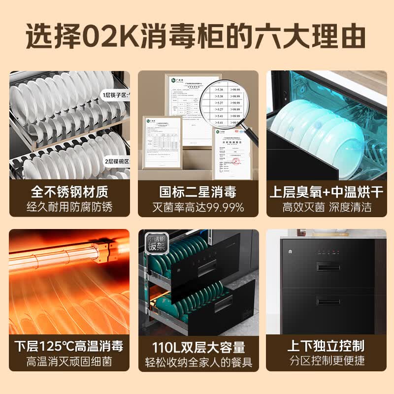 容声RX02K(A)消毒柜图片