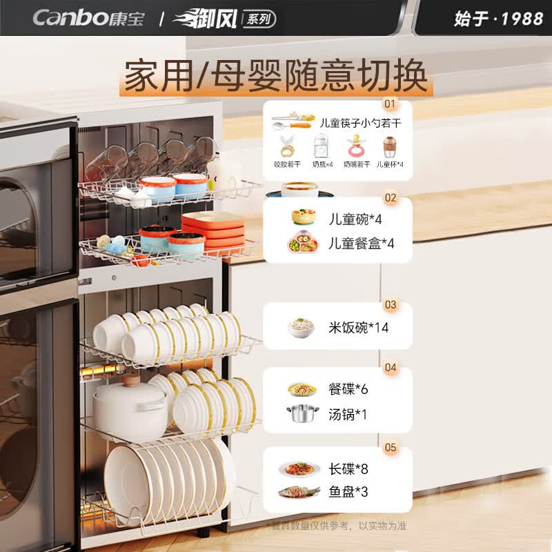 康宝XDZ115-LC5H消毒柜图片