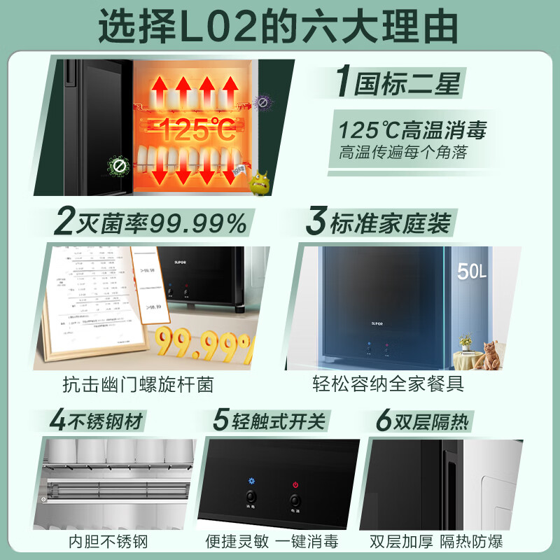 苏泊尔RLP50G-L02消毒柜图片