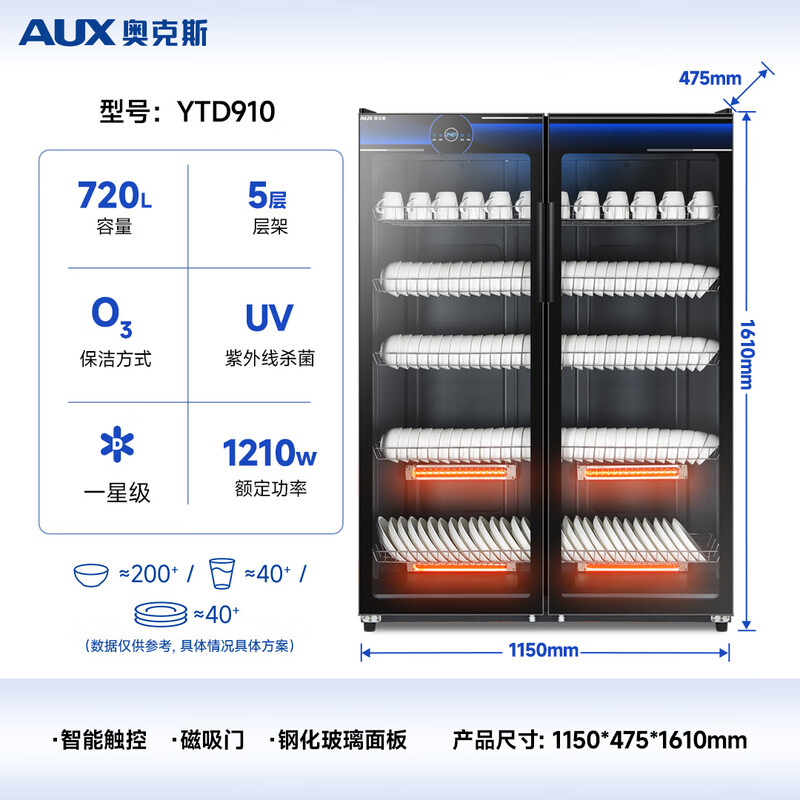 奥克斯SY910-B26消毒柜图片