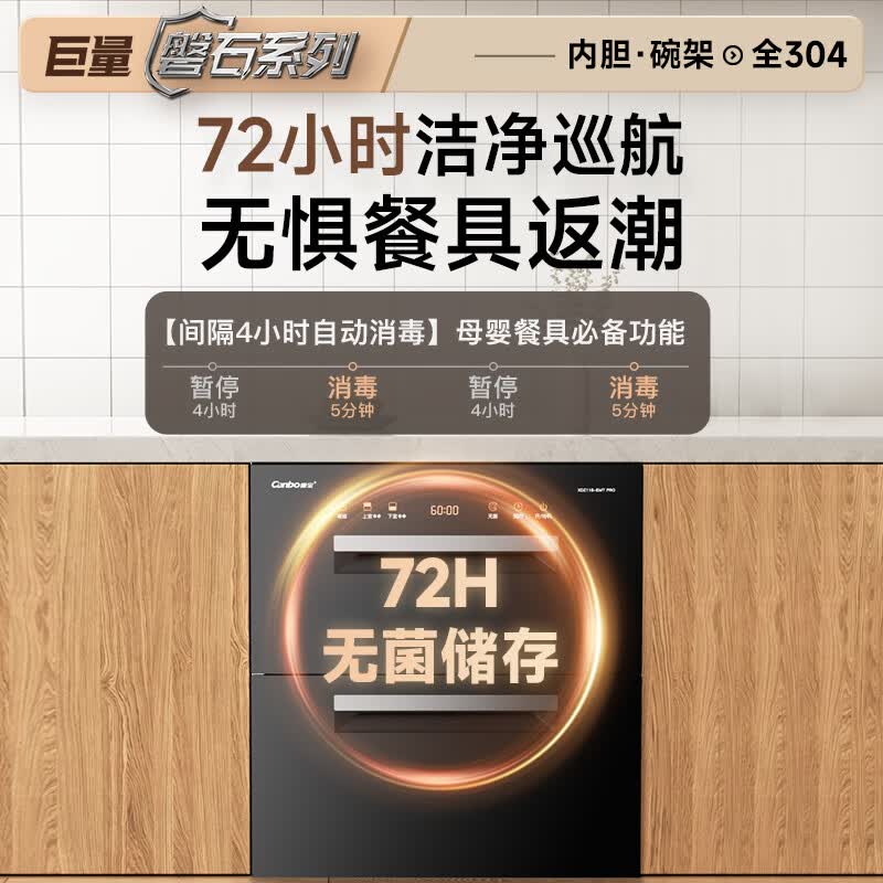 康宝XDZ118-EMT PRO消毒柜图片
