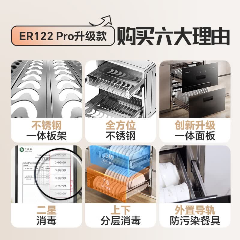 康宝XDZ100-EF122 PRO消毒柜图片