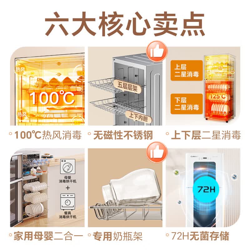康宝XDZ115-LC3M消毒柜图片