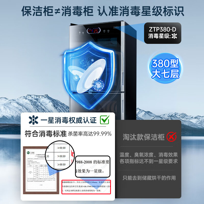 容声380-RD305S消毒柜图片