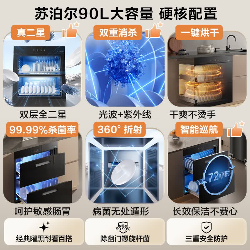 苏泊尔ZTD90S-303spro消毒柜图片