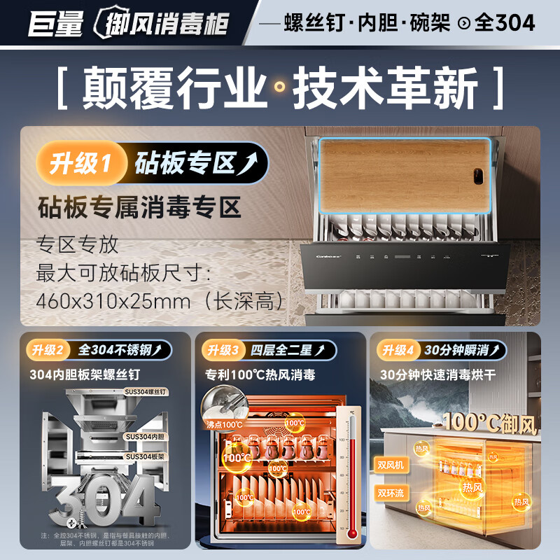 康宝XDZ135-ER800PRO消毒柜图片