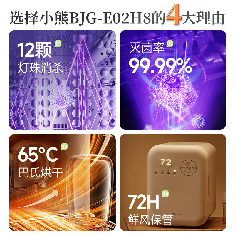 小熊BJG-E02H8消毒柜图片