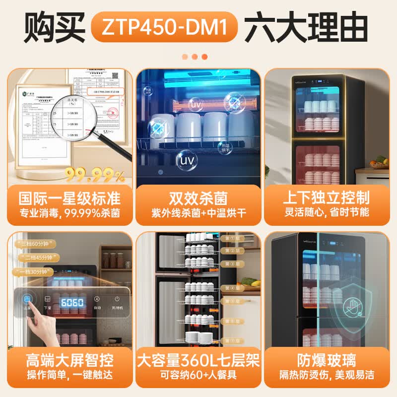 万和ZTP450-DM1消毒柜图片