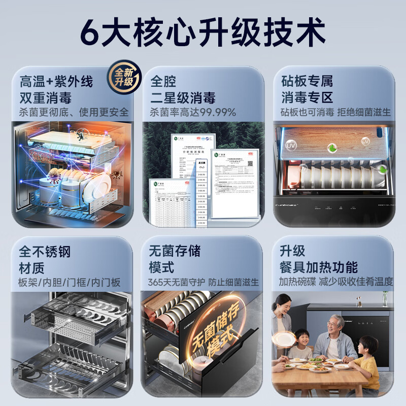 康宝XDZ110-TG1消毒柜图片