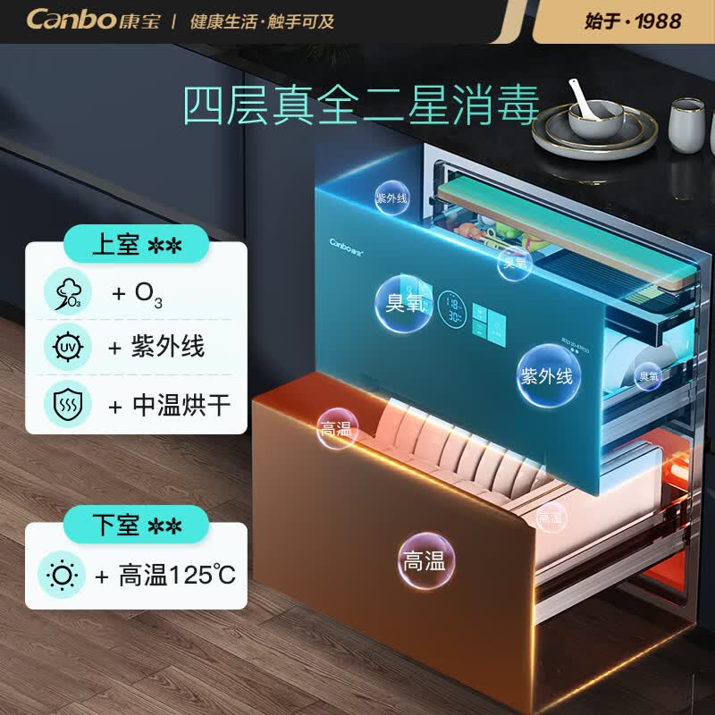 康宝XDZ120-EN720消毒柜图片