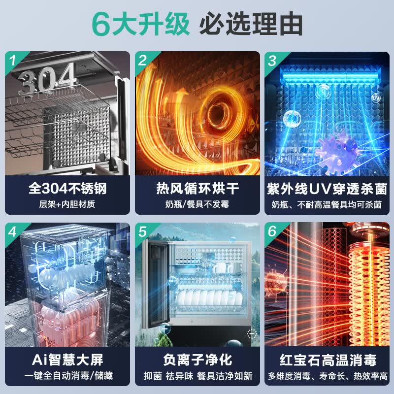 华帝ZTP138-GBC18消毒柜图片