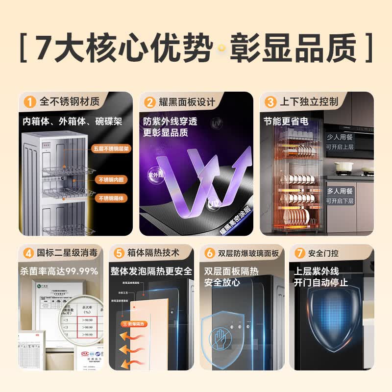 康宝XDZ115-LA1B消毒柜图片