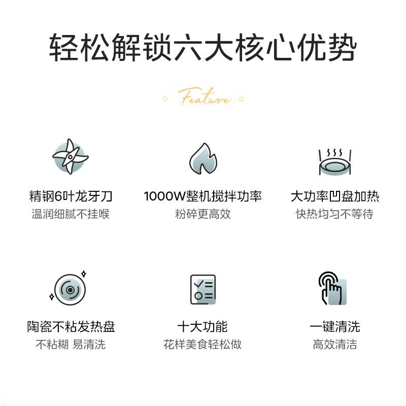 美的MJ-PB8G2-071破壁机图片