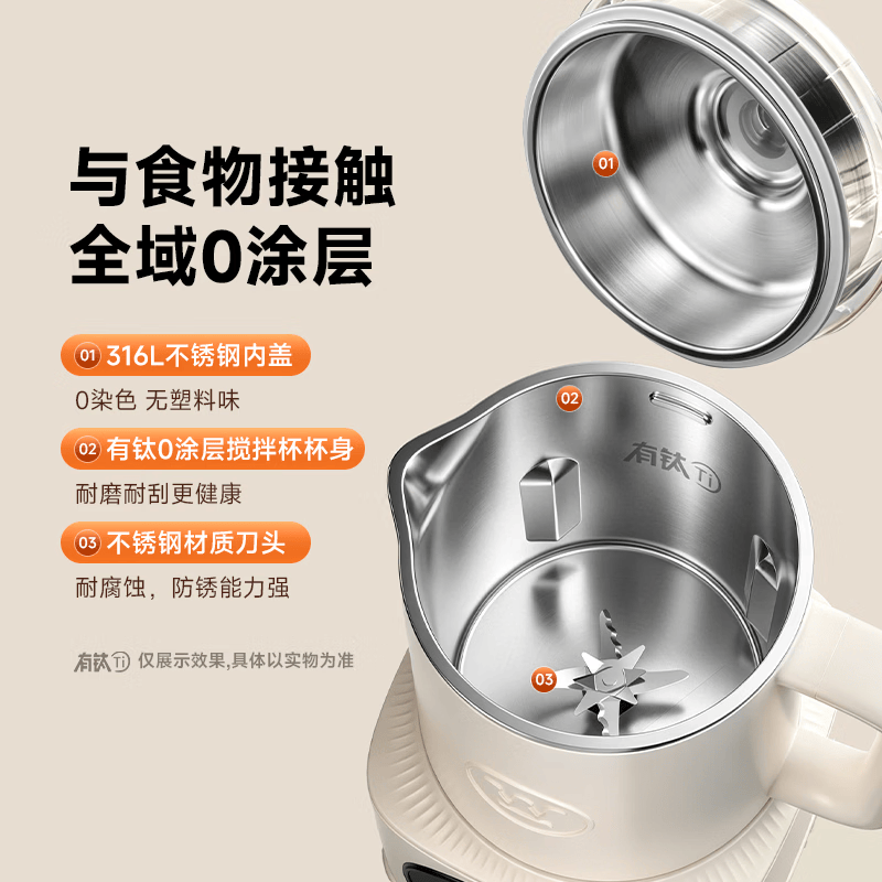 西屋WPB15J7GW破壁机图片