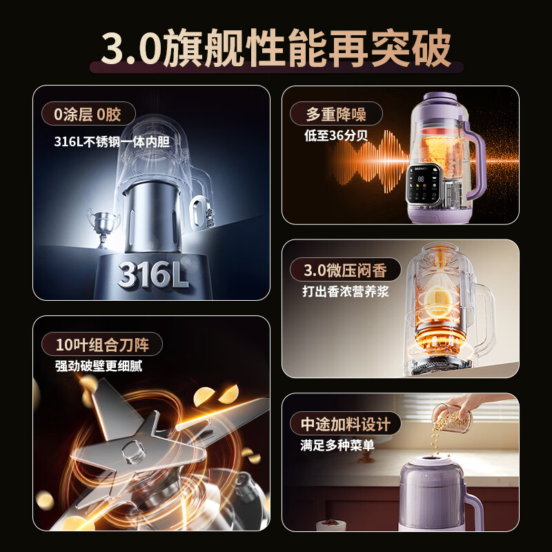 大宇SM-21S破壁机图片