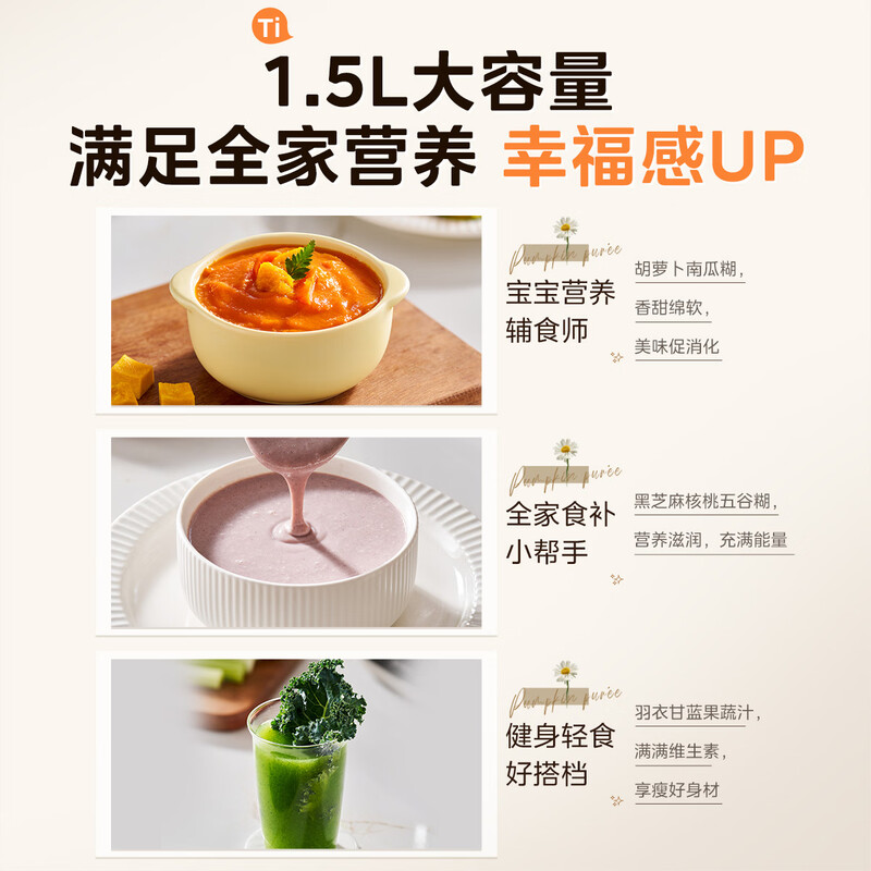 美的T58破壁机图片