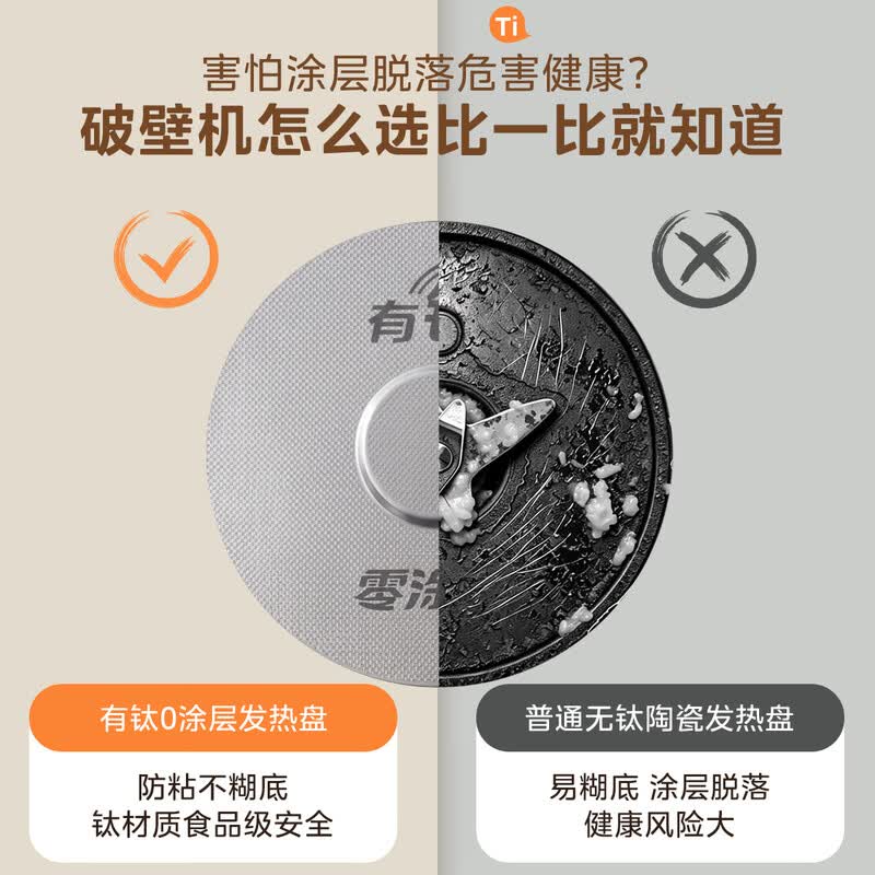 美的T58破壁机图片