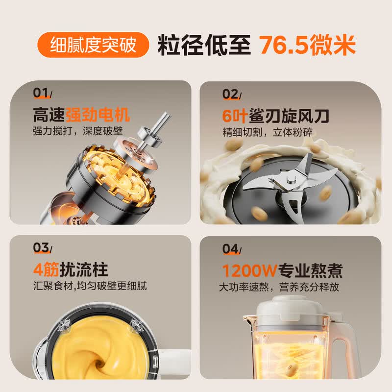 美的MJ-FC36破壁机图片