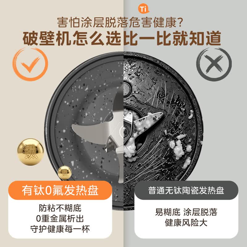 美的F60破壁机图片