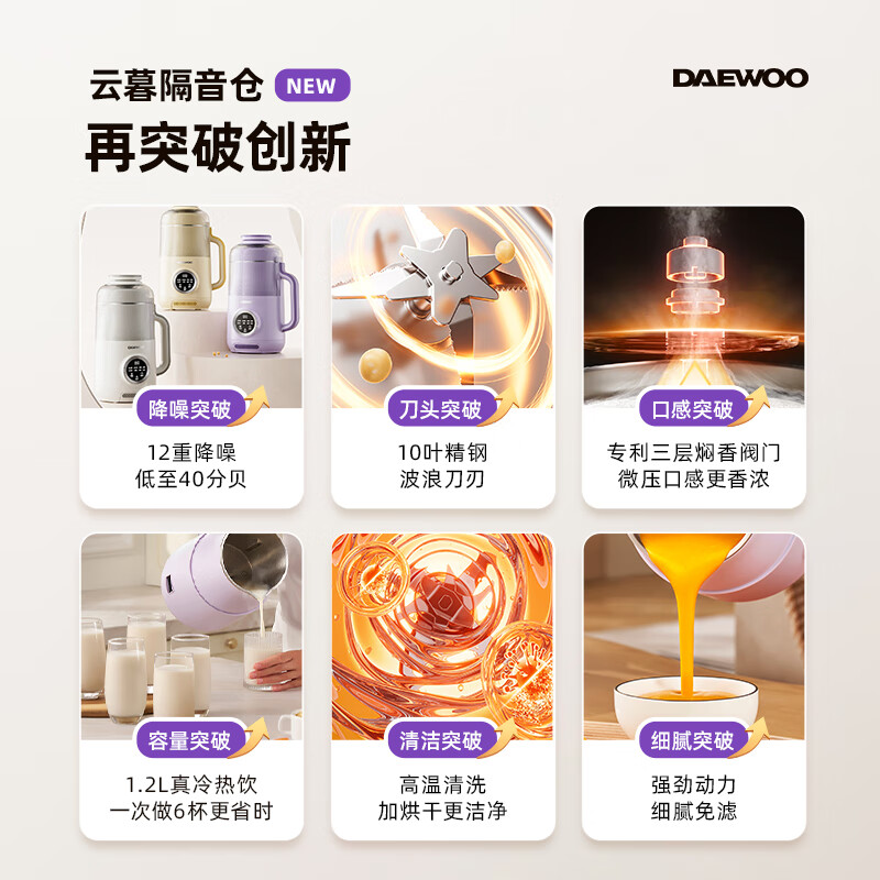 大宇SM07破壁机图片