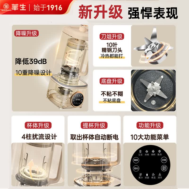华生WS-879破壁机图片