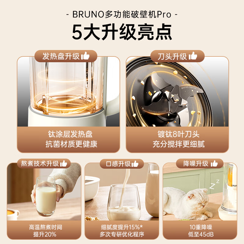 BRUNO-BZK-PBJ12B02破壁机图片