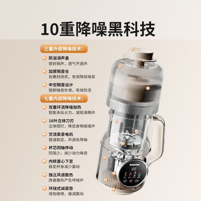贝默朗斯BM81破壁机图片