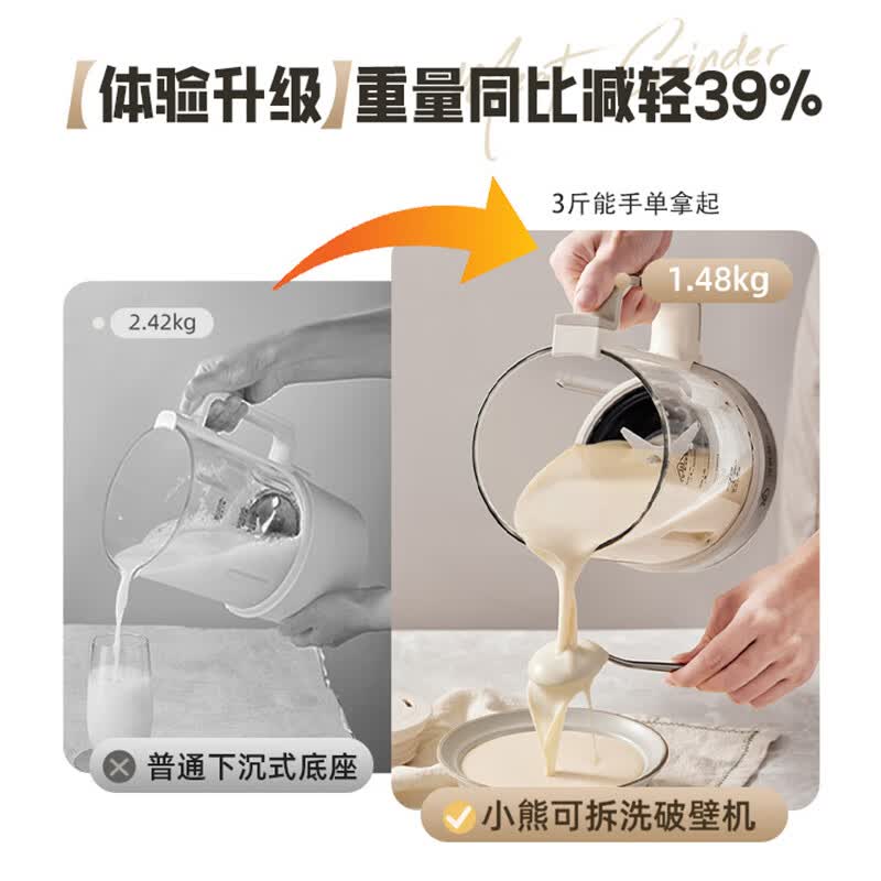 小熊H12Y1破壁机图片
