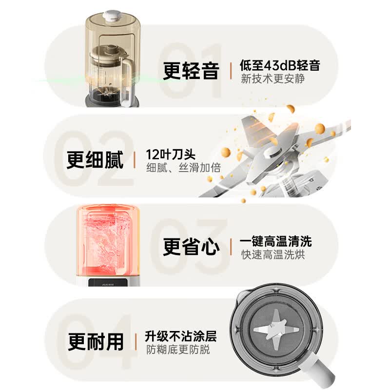 奥克斯80APPZ021破壁机图片