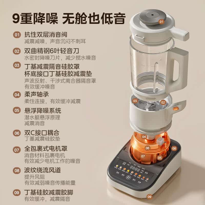 美的S59破壁机图片