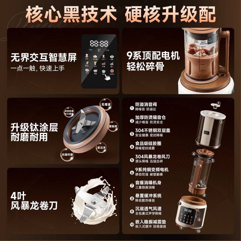 奥劲QT-88A破壁机图片