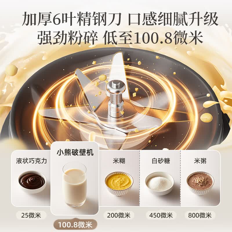小熊G12F8破壁机图片