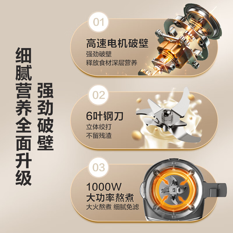 苏泊尔SPT309S破壁机图片